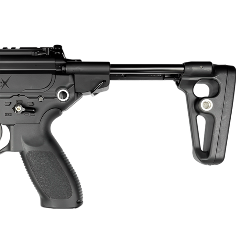 Black SIG MCX Carbine gel blaster by Lehui with precision engineering and realistic firearm design. Black SIG MCX Carbine gel blaster by Lehui with precision engineering and realistic firearm design.