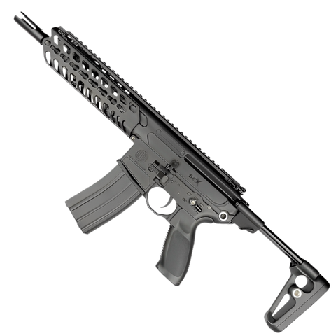 Lehui SIG MCX gel blaster in black with long-range precision, durable build, and tactical design. Lehui SIG MCX gel blaster in black with long-range precision, durable build, and tactical design.