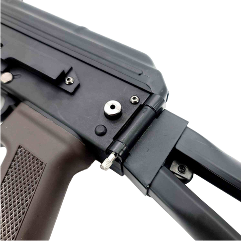 Renxiang AK74U electric assault gel blaster with wood finish and nylon body