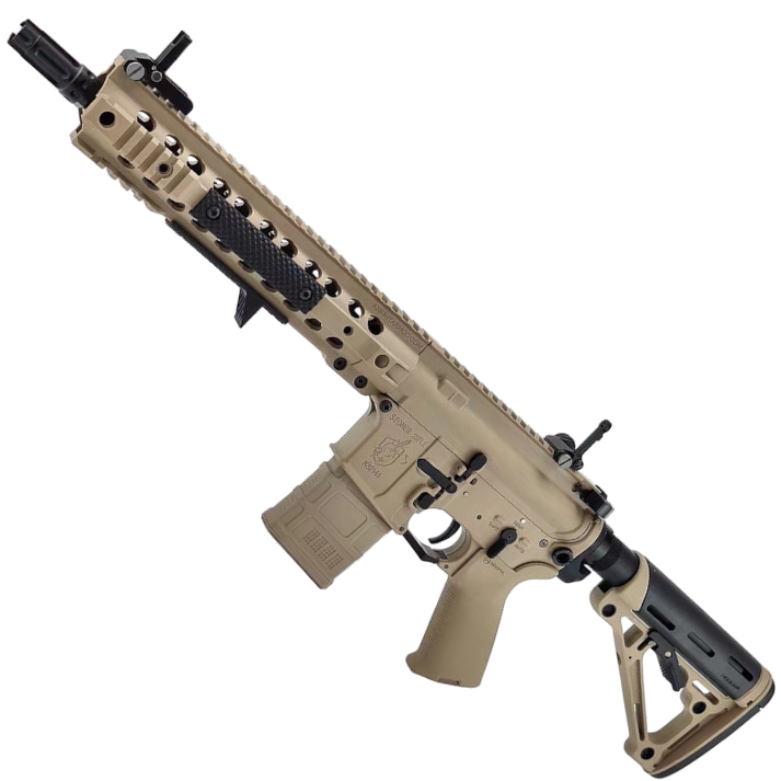 SR16 sand gel blaster with full-auto and single shot modes, delivering 260 FPS.
